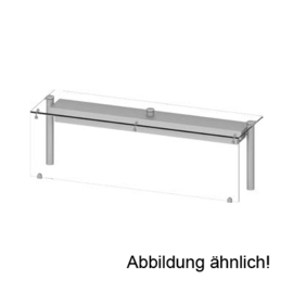 Glass sideboard "Cube" with closed front and lighting 790x450x460 product photo