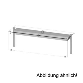 Glass top board "Cube" with closed front and infrared light/heat bridge 790x450x460 product photo