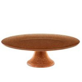 cake stand GLITTER glass copper coloured Ø 330 mm product photo