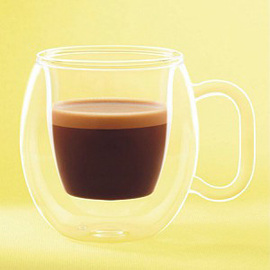 coffee glass 75 ml THERMIC GLASS Brasil double-walled | 2 pieces product photo