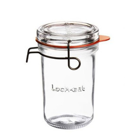 preserving jar 350 ml LOCK-EAT® with clip lock|rubber ring Ø 90 mm H 123.5 mm product photo