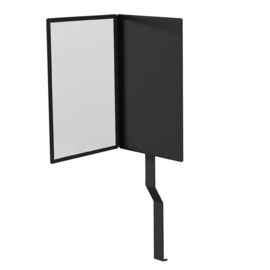 Graphics element with changable frame GSW DIN A4-vertical black product photo