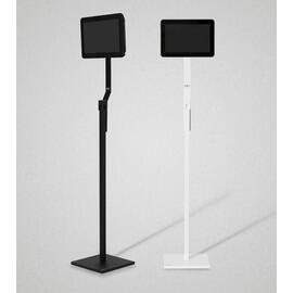 monitor holder LEANDER • steel white product photo  S
