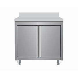cupboard 800 mm x 700 mm H 850 mm | 2 wing doors | upstand product photo