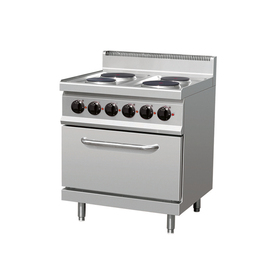 electric stove 400 volts 4 hotplates 1x2 kW | 1x2,6 kW 4,8 kW (electric oven) product photo