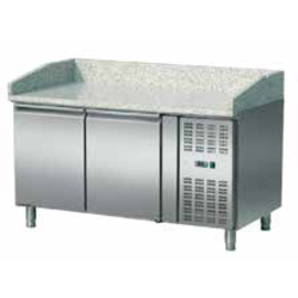 Pizza cooling table | 2 solid doors with Granite countertop product photo