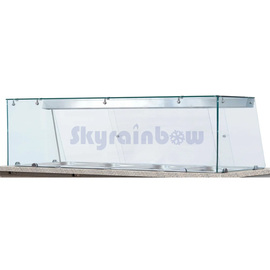 Glass attachment, short, glass, straight, complete for cold counter THSAI158 product photo