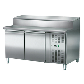 prep table convection cooling 307 ltr | 2 solid doors product photo