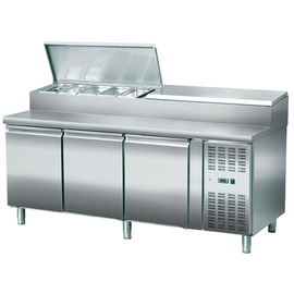 prep table convection cooling 458 ltr | 3 solid doors product photo