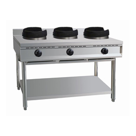 China stove 3 cooking zones suitable for Wok 3 x 13" product photo