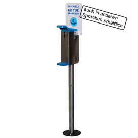 disinfectant dispenser SD1AT-GOM standing model | floor mounting arm lever H 1290 mm product photo
