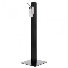disinfection stand with arm lever floor model black 500 ml 400 mm x 400 mm H 1200 mm product photo
