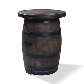 high table Barrel brown wood look Ø 1000 mm H 1140 mm product photo