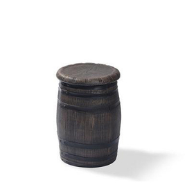 stool Barrel brown stackable seat height 550 mm product photo