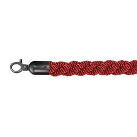 barrier cord LUXUS red | colour of fittings black L 1.57 m product photo