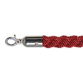 barrier cord red twisted | colour of fittings silver coloured | shiny L 1.57 m product photo