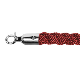 barrier cord red twisted | colour of fittings silver coloured | matted L 1.57 m product photo