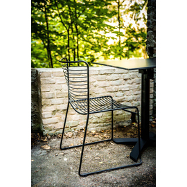 wire chair black stackable product photo  S