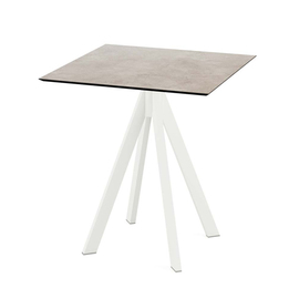 patio table Infinity white | Moonstone square | 700 mm x 700 mm product photo