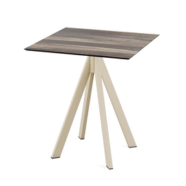 patio table Infinity beige | Tropical Wood square | 700 mm x 700 mm product photo