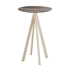 bar table Infinity beige | Tropical Wood round Ø 700 mm product photo