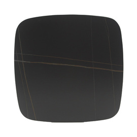 patio table PEDRO wengé | black | 700 mm x 700 mm H 760 mm product photo  S