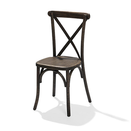 wooden chair Crossback • brown H 880 mm product photo