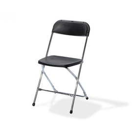 folding chair Budget chromium coloured|black | 450 mm x 430 mm product photo