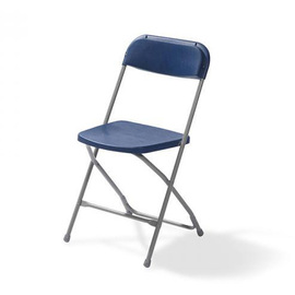 folding chair Budget grey|blue | 450 mm x 430 mm product photo