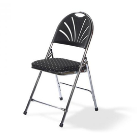 folding chair Deluxe black | 550 mm x 450 mm product photo
