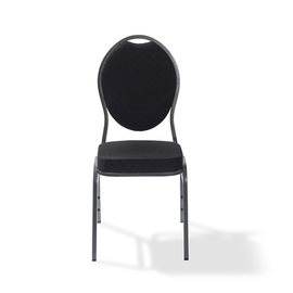 stacking chair Palace black | 440 mm x 520 mm product photo  S