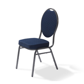 stacking chair Palace blue | 440 mm x 520 mm product photo