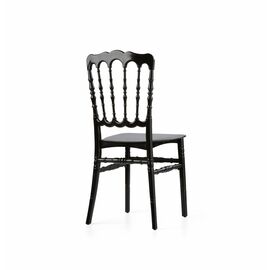 wedding chair Napoleon black stackable product photo  S