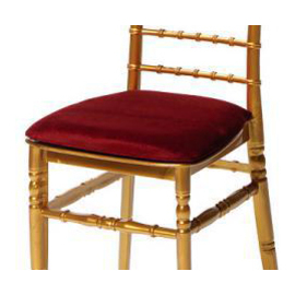 Chair, Velor, burgundy product photo