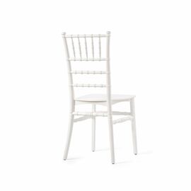 wedding chair Tiffany white stackable product photo  S