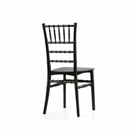 wedding chair Tiffany black stackable product photo  S