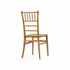 wedding chair Tiffany golden stackable product photo  S