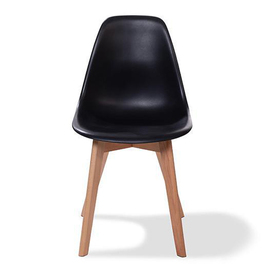 stacking chair Keeve Trendy black seat height 465 mm product photo