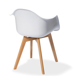 stacking chair Keeve white with armrest product photo  S