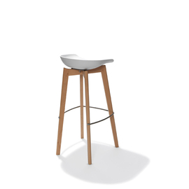 barstool Keeve white H 900 mm | stackable product photo  S