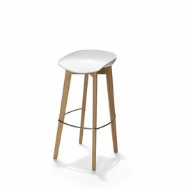 barstool Keeve white H 900 mm | stackable product photo