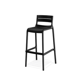 bar chair CALOR black | stackable product photo
