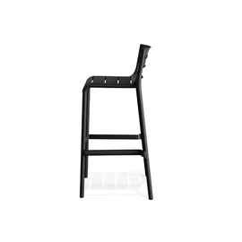 bar chair CALOR black | stackable product photo  S