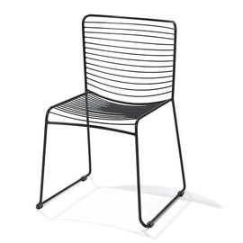 wire chair black stackable product photo