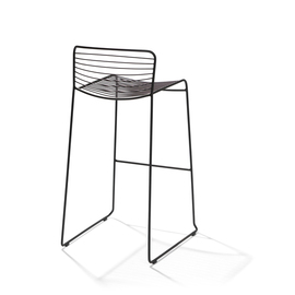 bar stool | wire chair black stackable product photo  S