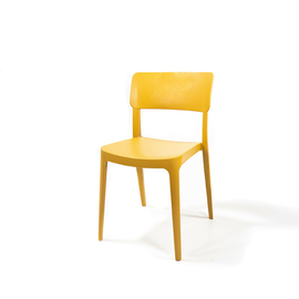 stacking chair WING • mustard coloured H 819 mm product photo