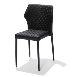 stacking chair Louis black | 575 mm x 490 mm product photo