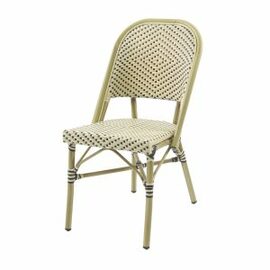 Bistro chair PARIS natural | white | black | stackable product photo
