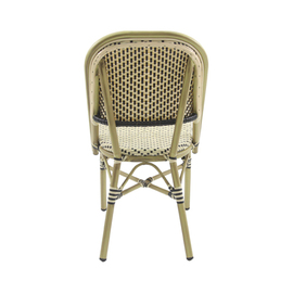 Bistro chair PARIS natural | white | black | stackable product photo  S