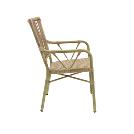 Bistro chair JAMES natural-coloured | stackable product photo  S